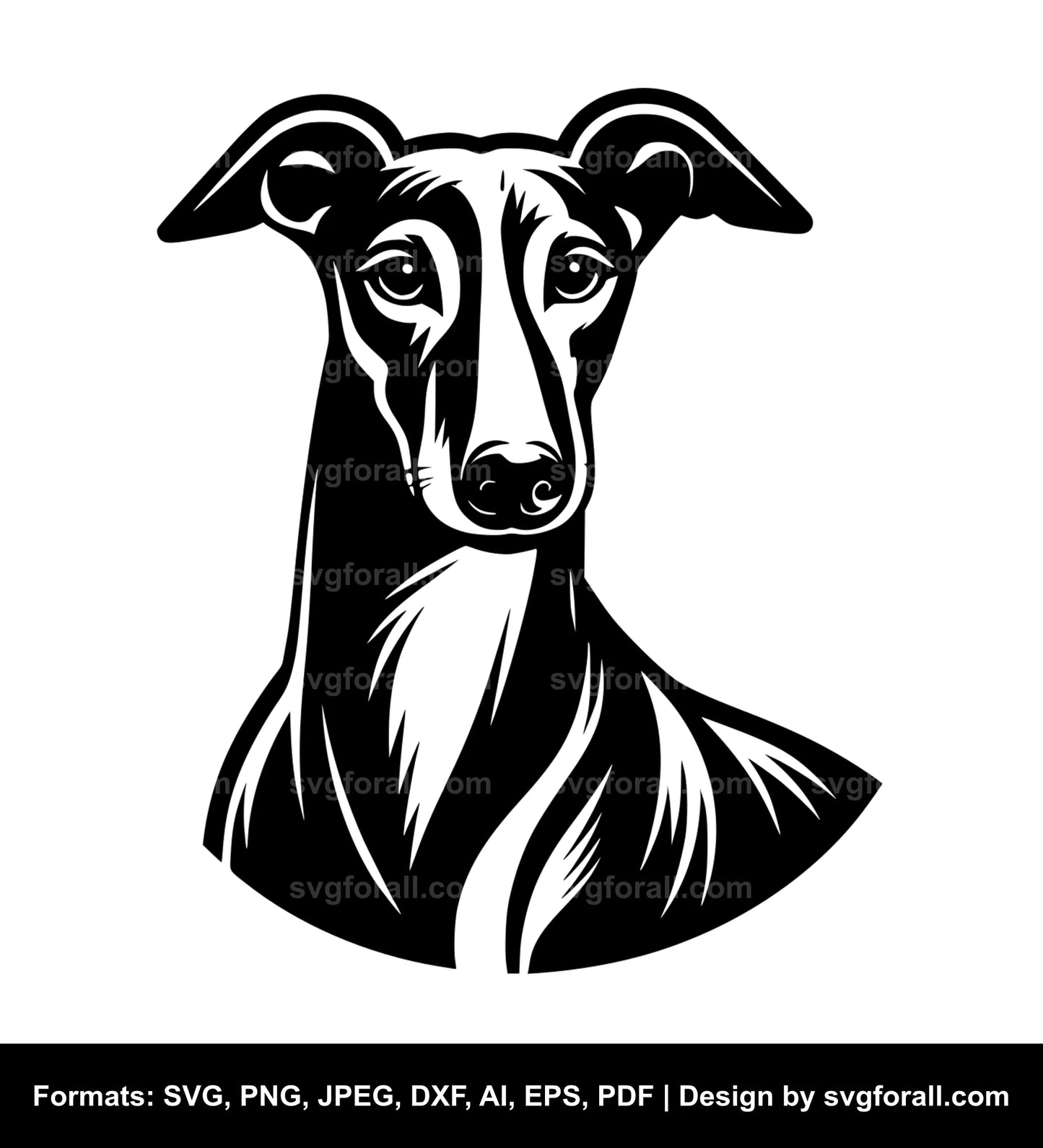 Greyhound Dog SVG File