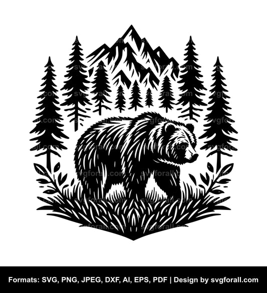 Grizzly Bear SVG