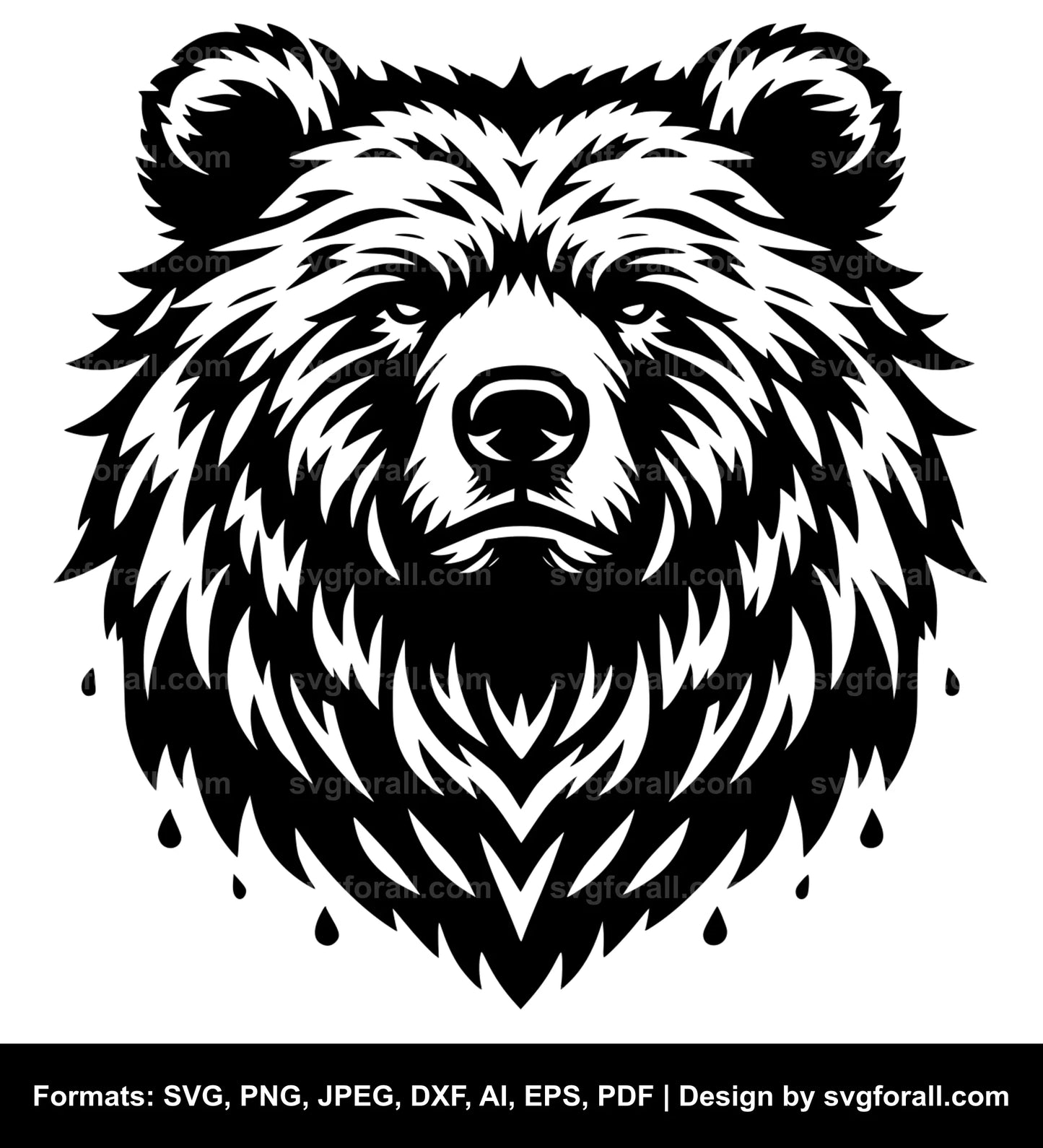 Grizzly Bear SVG PNG