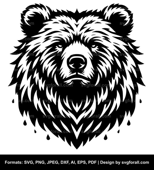 Grizzly Bear SVG PNG