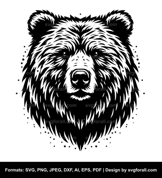 Grizzly Bear Vector SVG