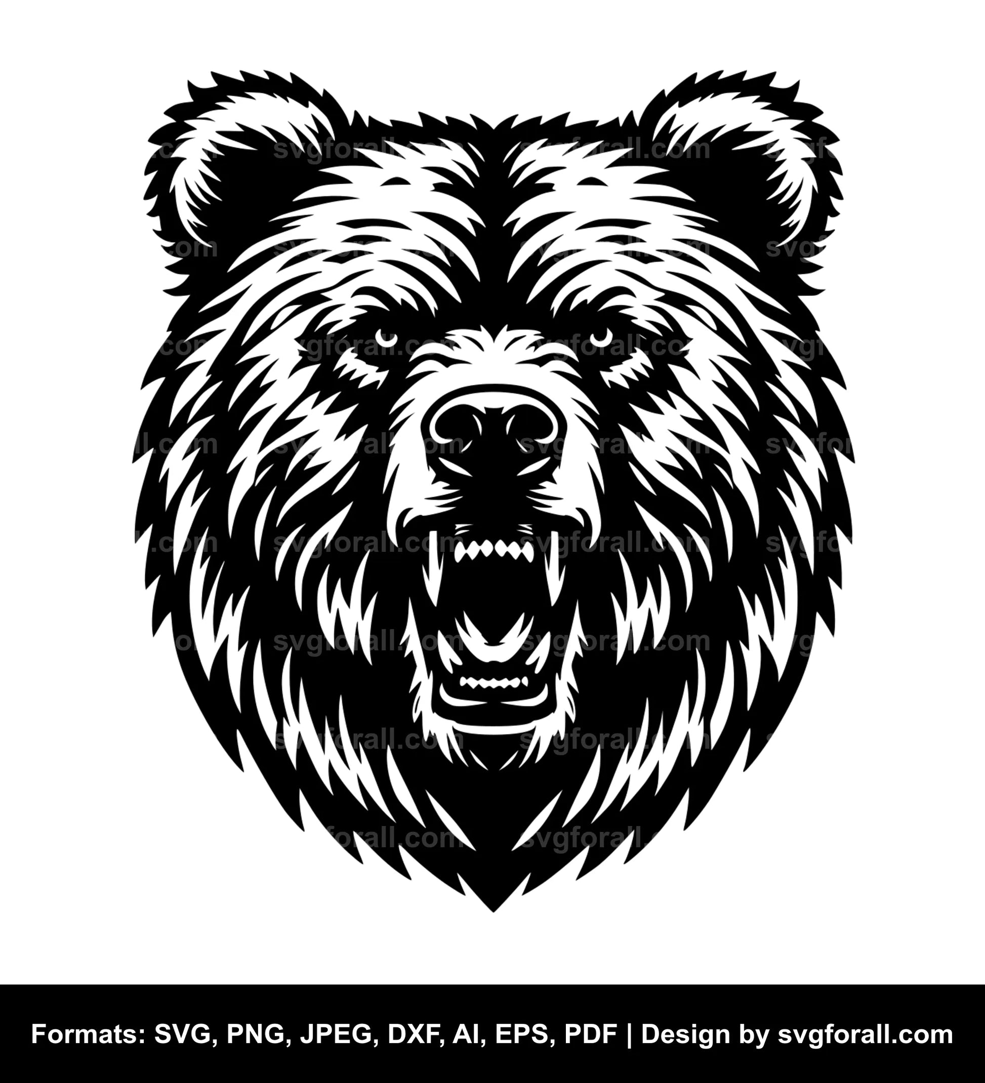 Grizzly Clipart SVG