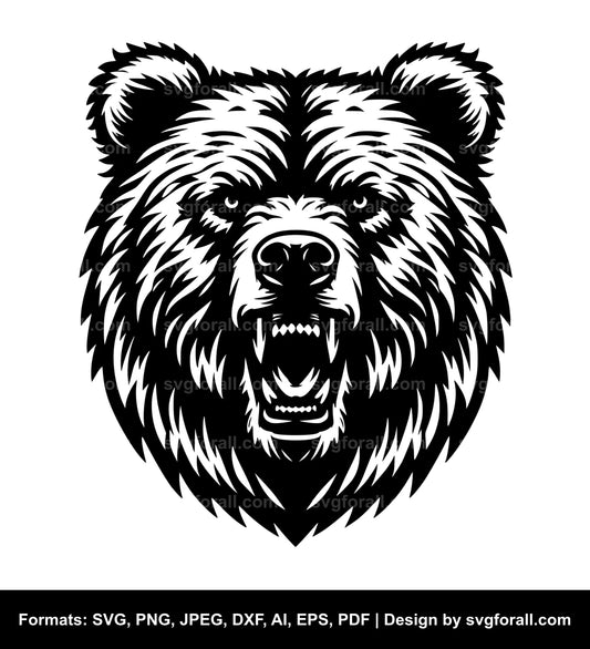 Grizzly Clipart SVG