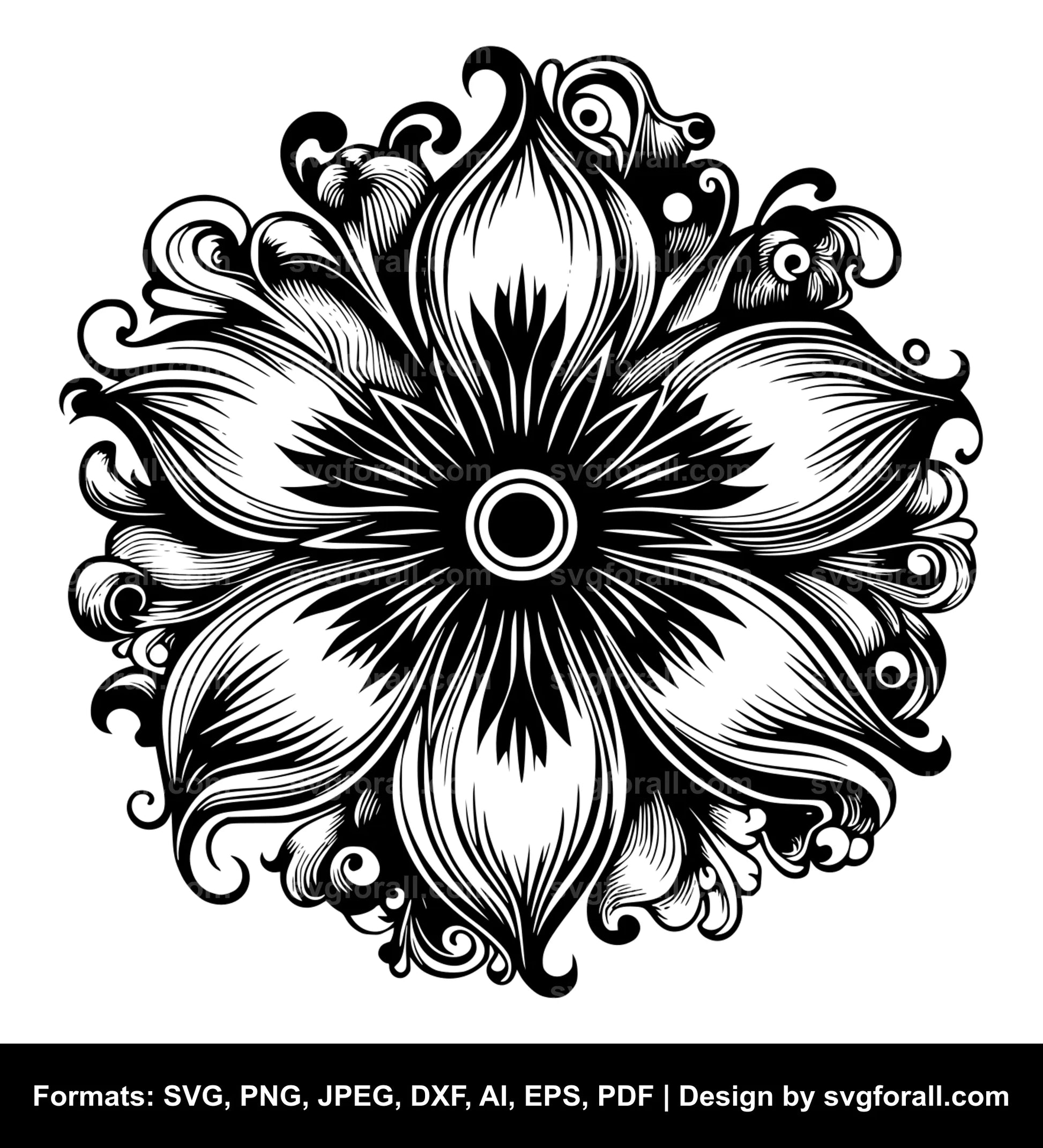 Groovy Flower Cricut SVG