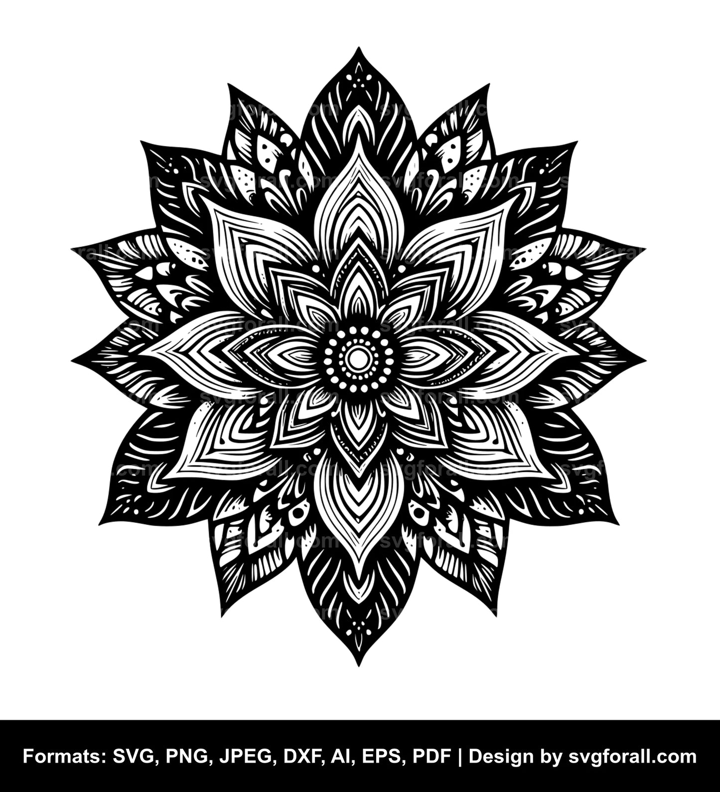 Groovy Flower SVG