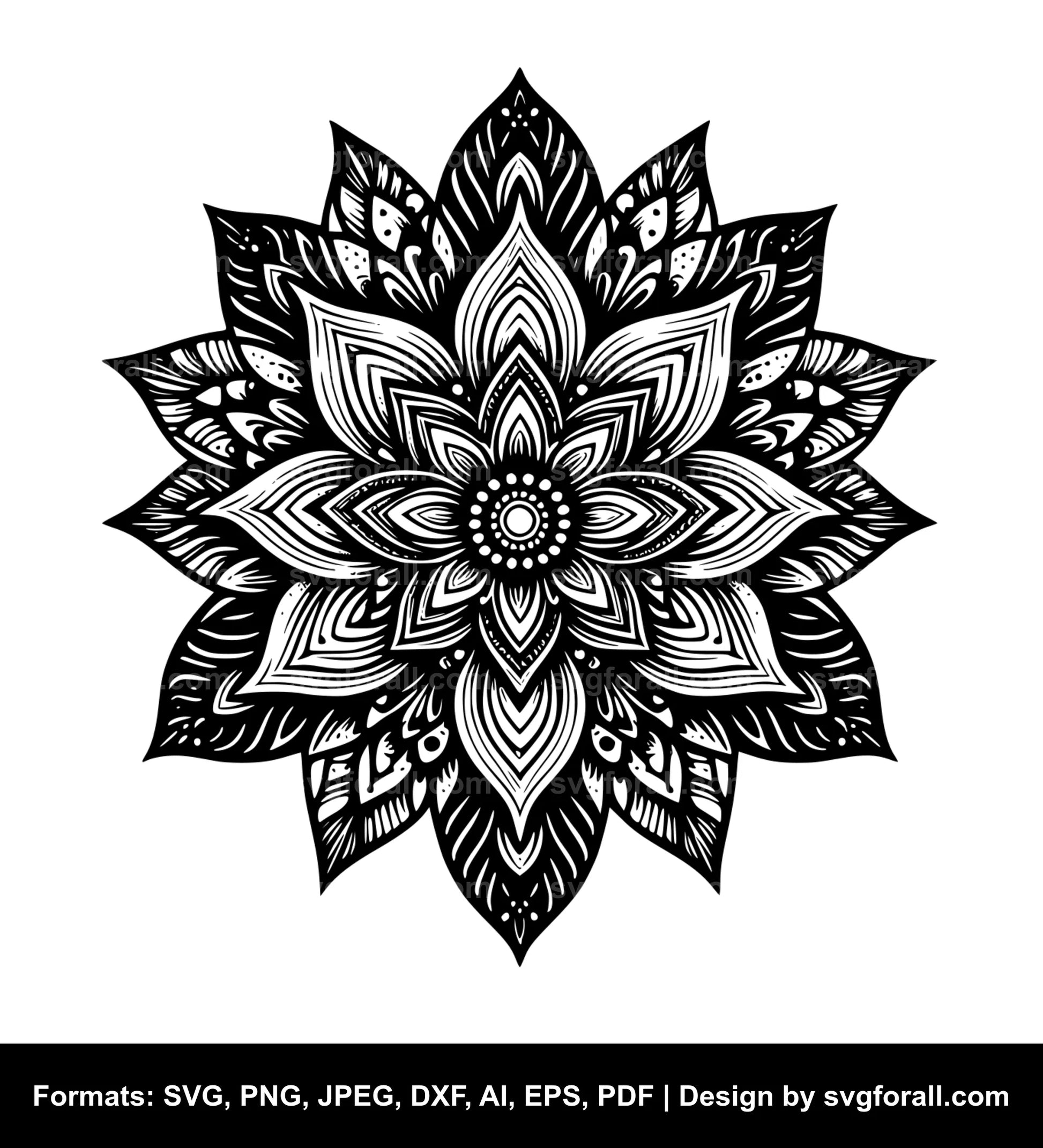 Groovy Flower SVG