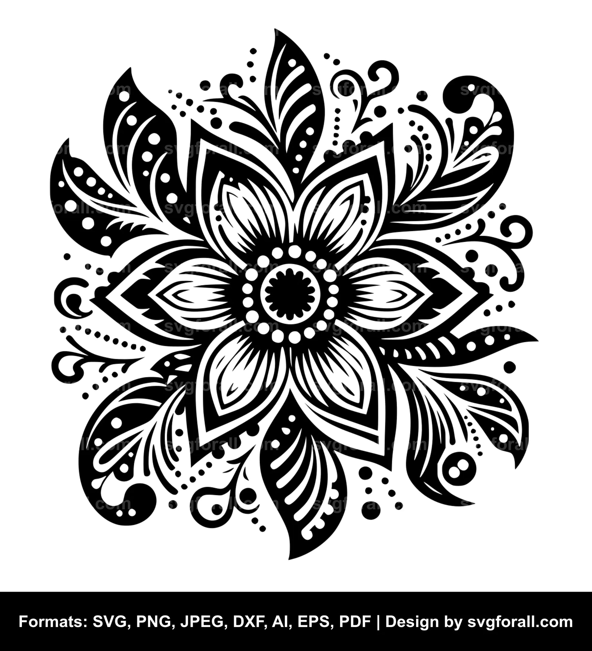 Groovy Flower SVG Download