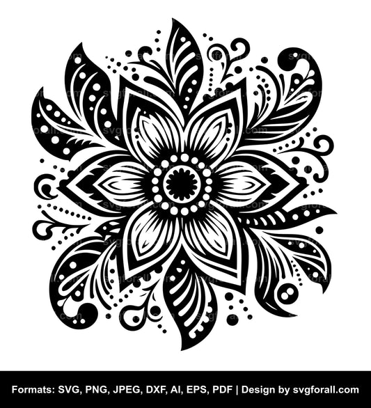 Groovy Flower SVG Download