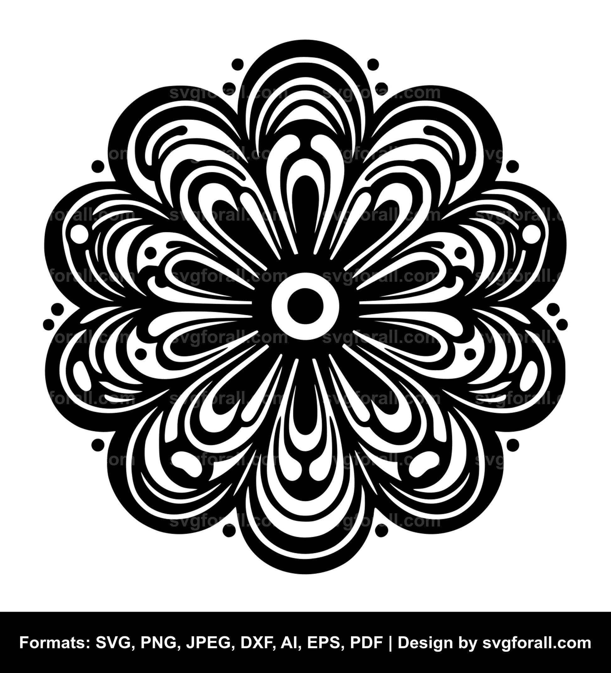 Groovy Flower SVG File