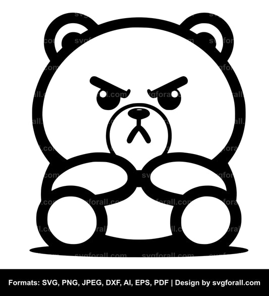 Grumpy Bear Cricut SVG