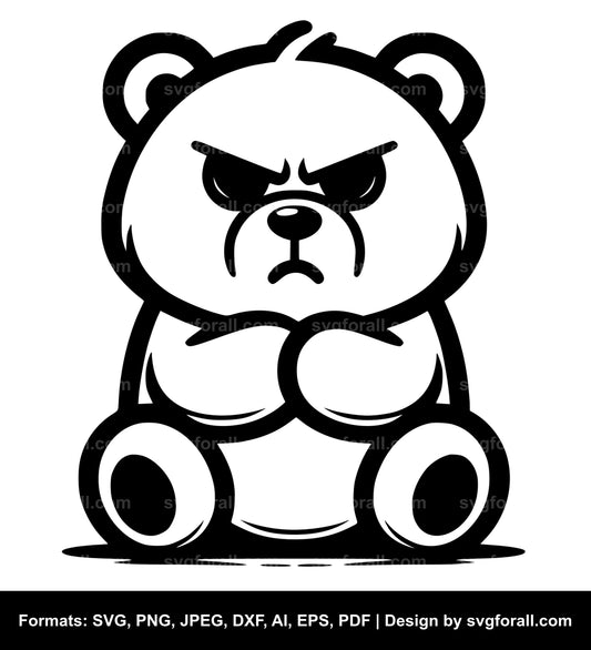 Grumpy Bear SVG