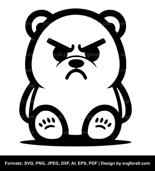 Grumpy Bear SVG PNG