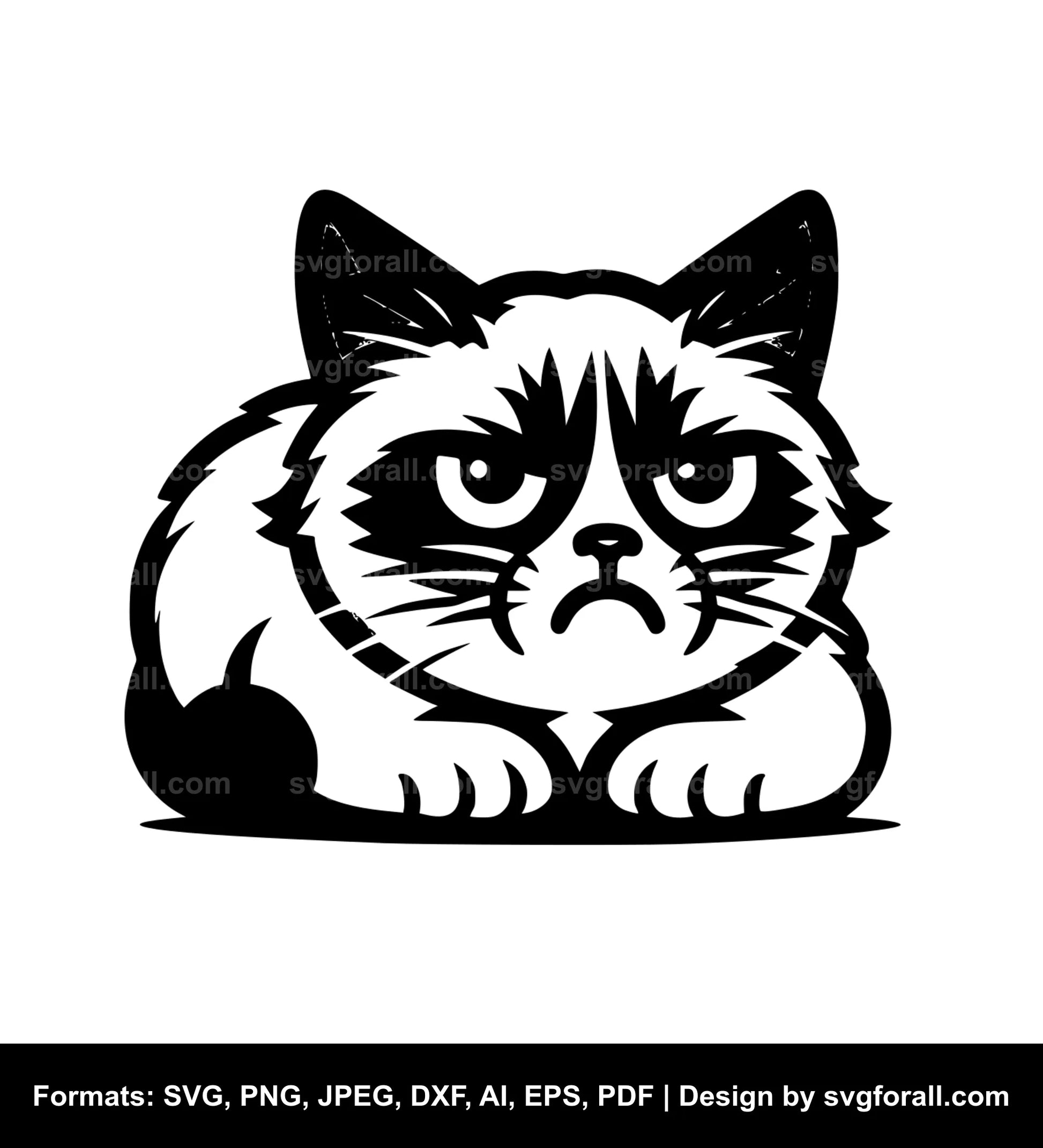 Grumpy Cat Cricut SVG