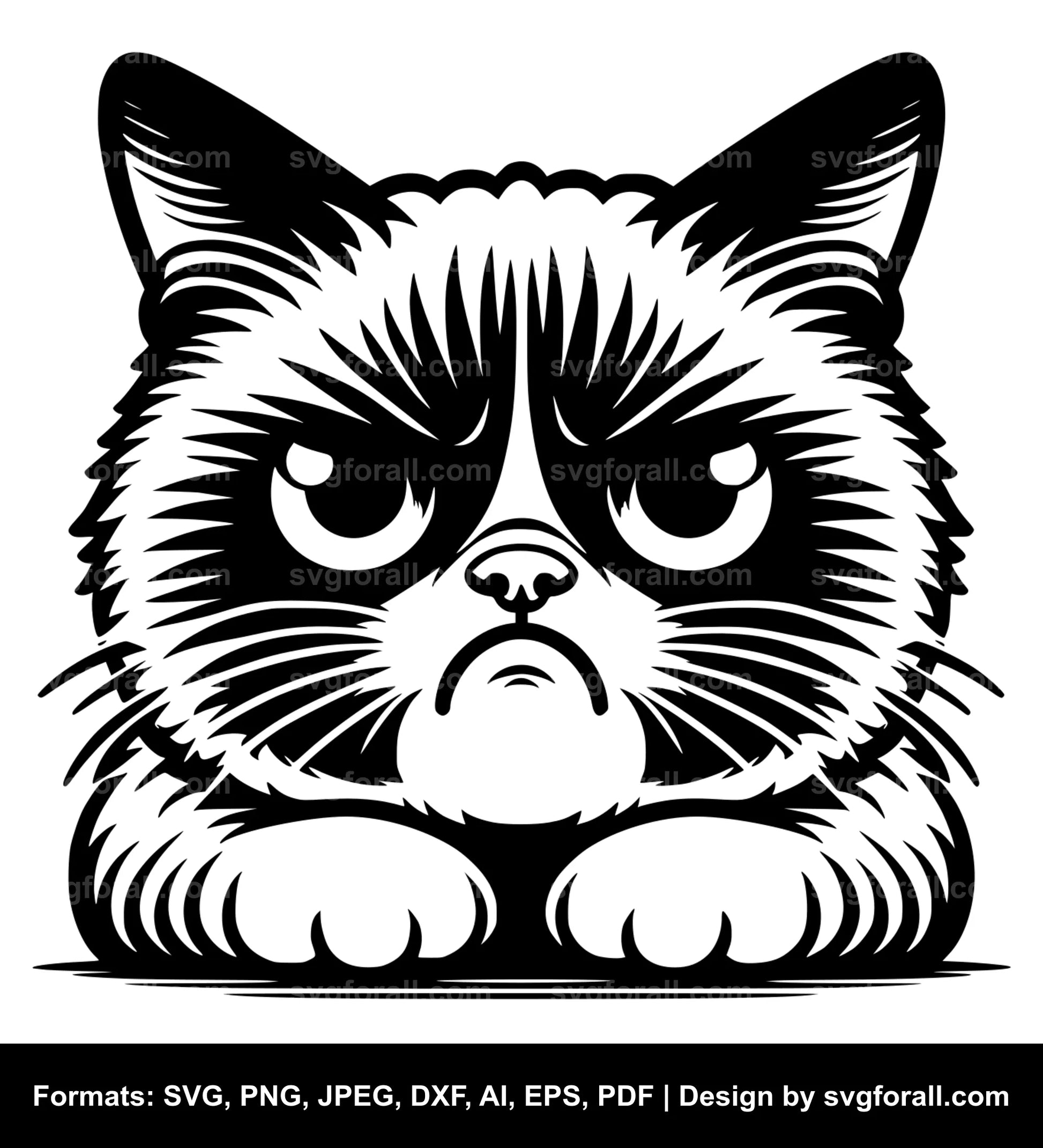 Grumpy Cat SVG