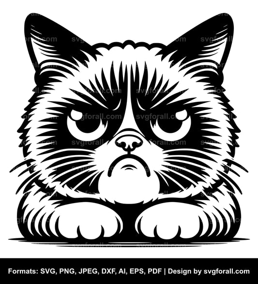 Grumpy Cat SVG