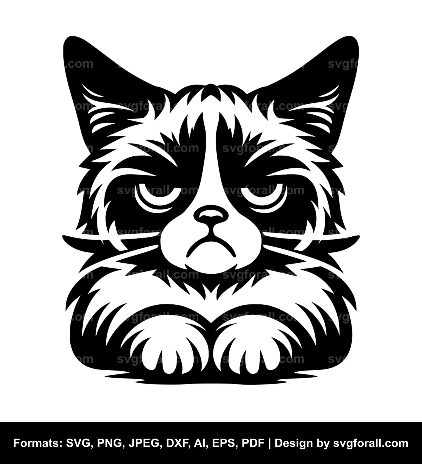 Grumpy Cat SVG Design