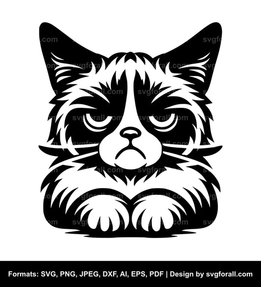 Grumpy Cat SVG Design