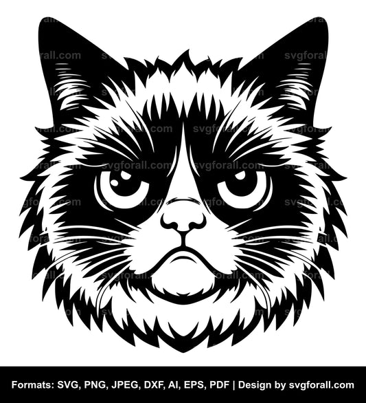 Grumpy Cat SVG PNG