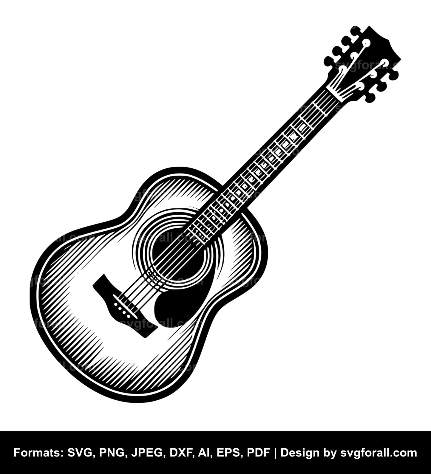 Guitar SVG Clip Art