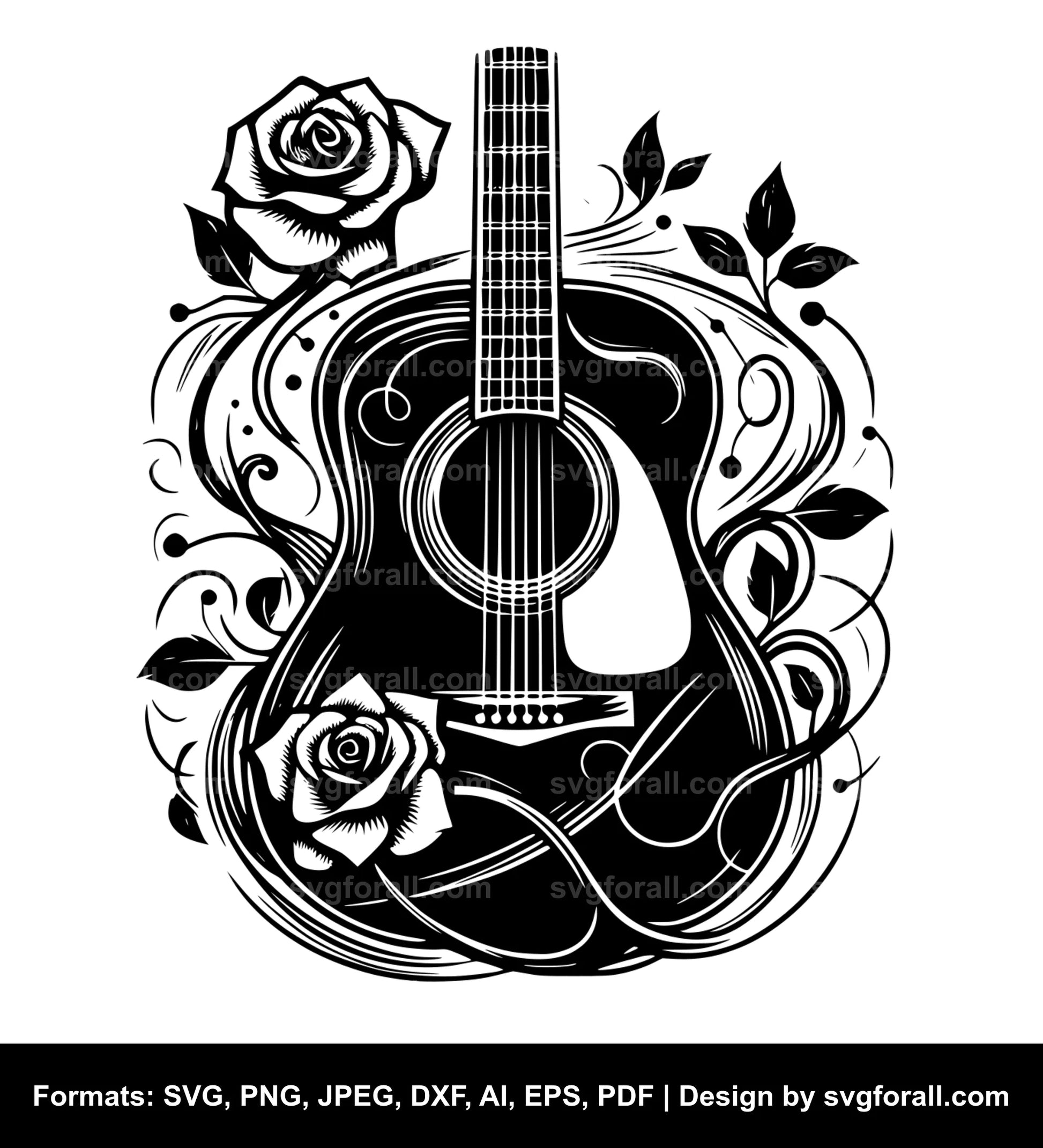 Guitar SVG File