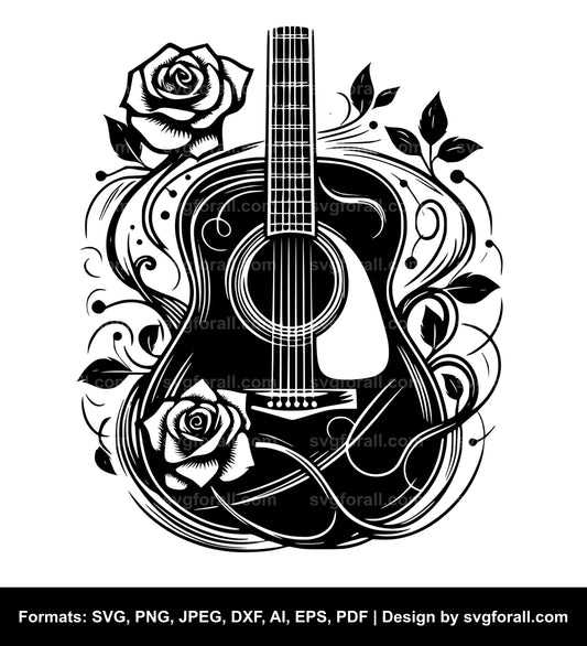 Guitar SVG File