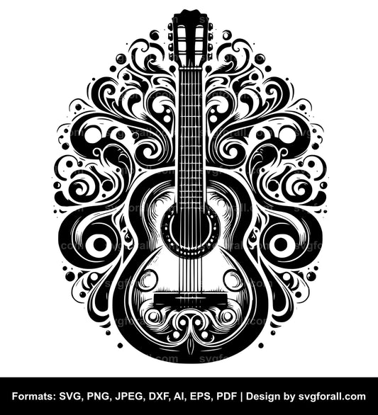 Guitar Vector SVG