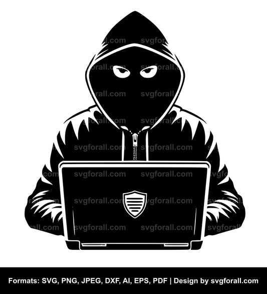 Hacker Black SVG