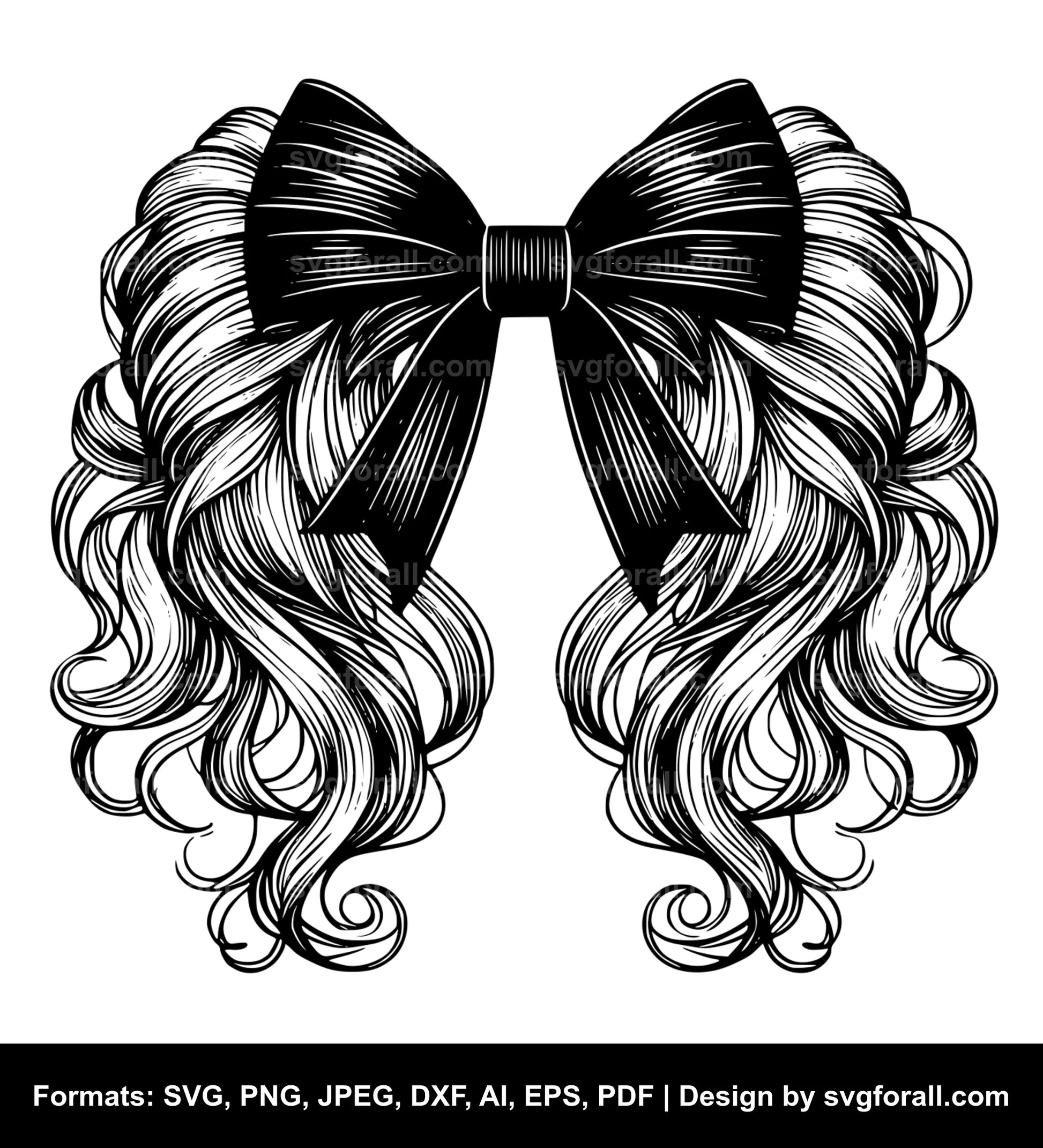 Hair Bow SVG File