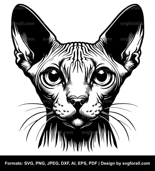 Hairless Cat SVG PNG