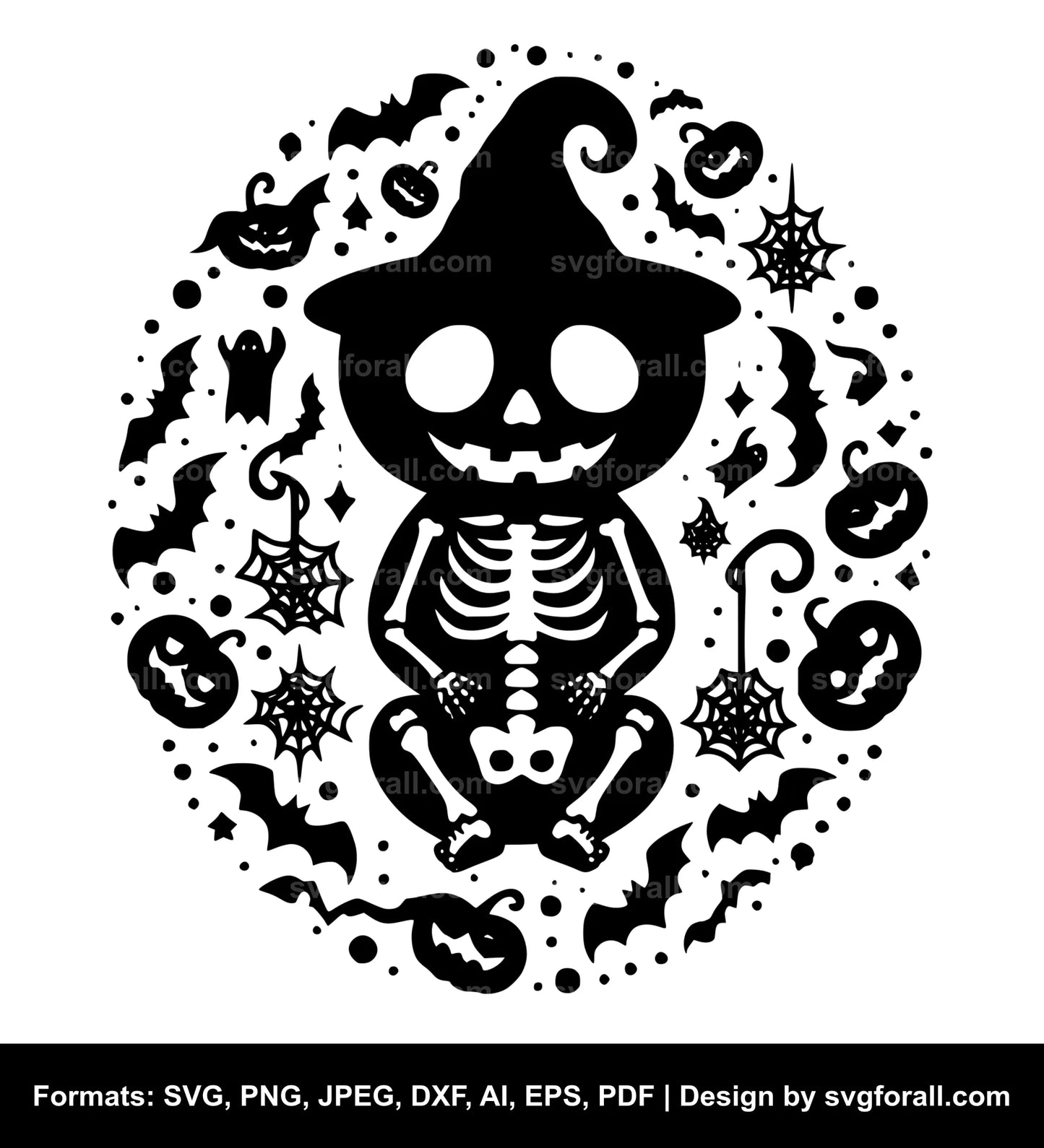 Halloween Baby Vector SVG