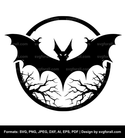 Halloween Bat Clipart SVG