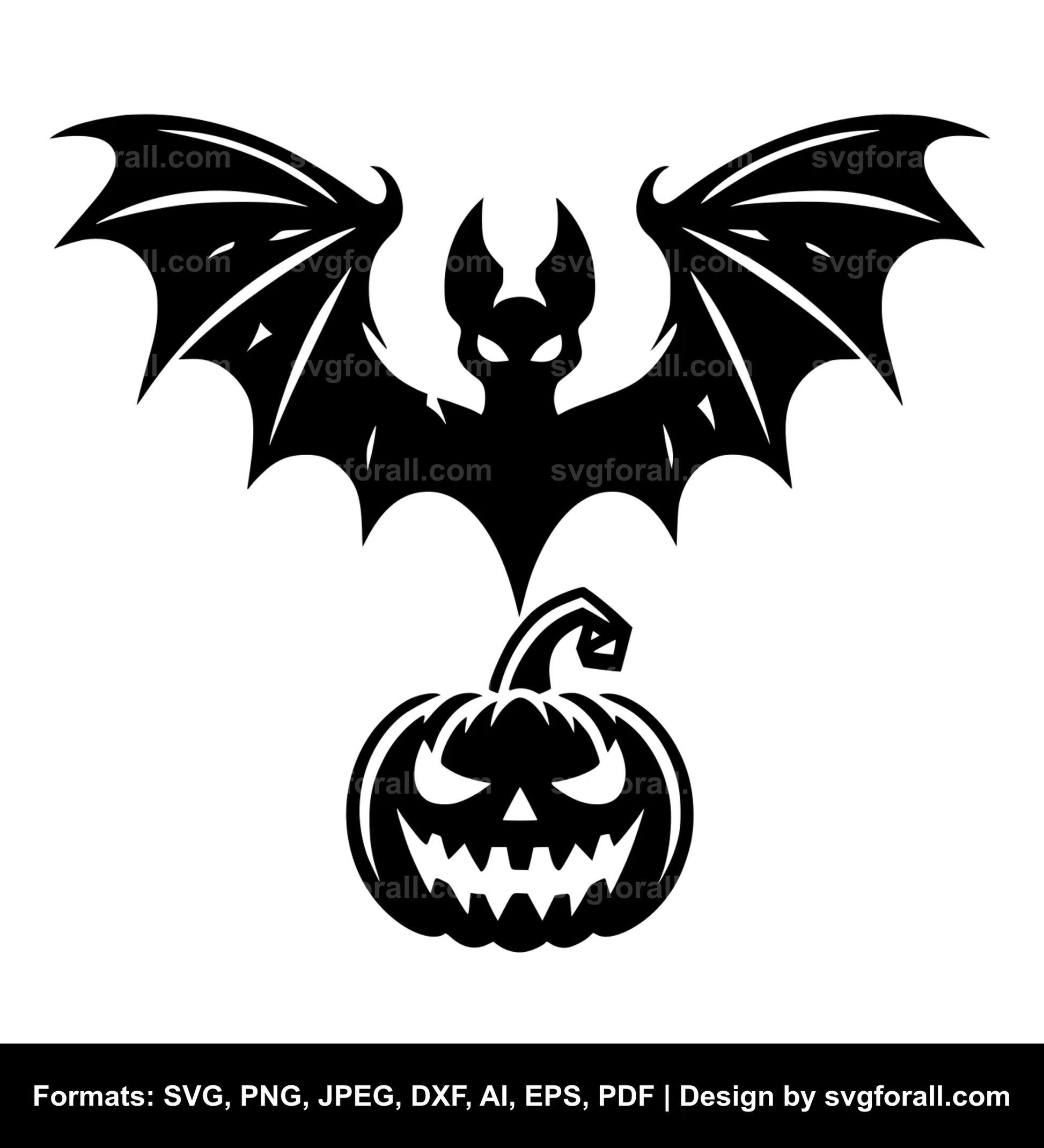 Halloween Bat SVG Cut File