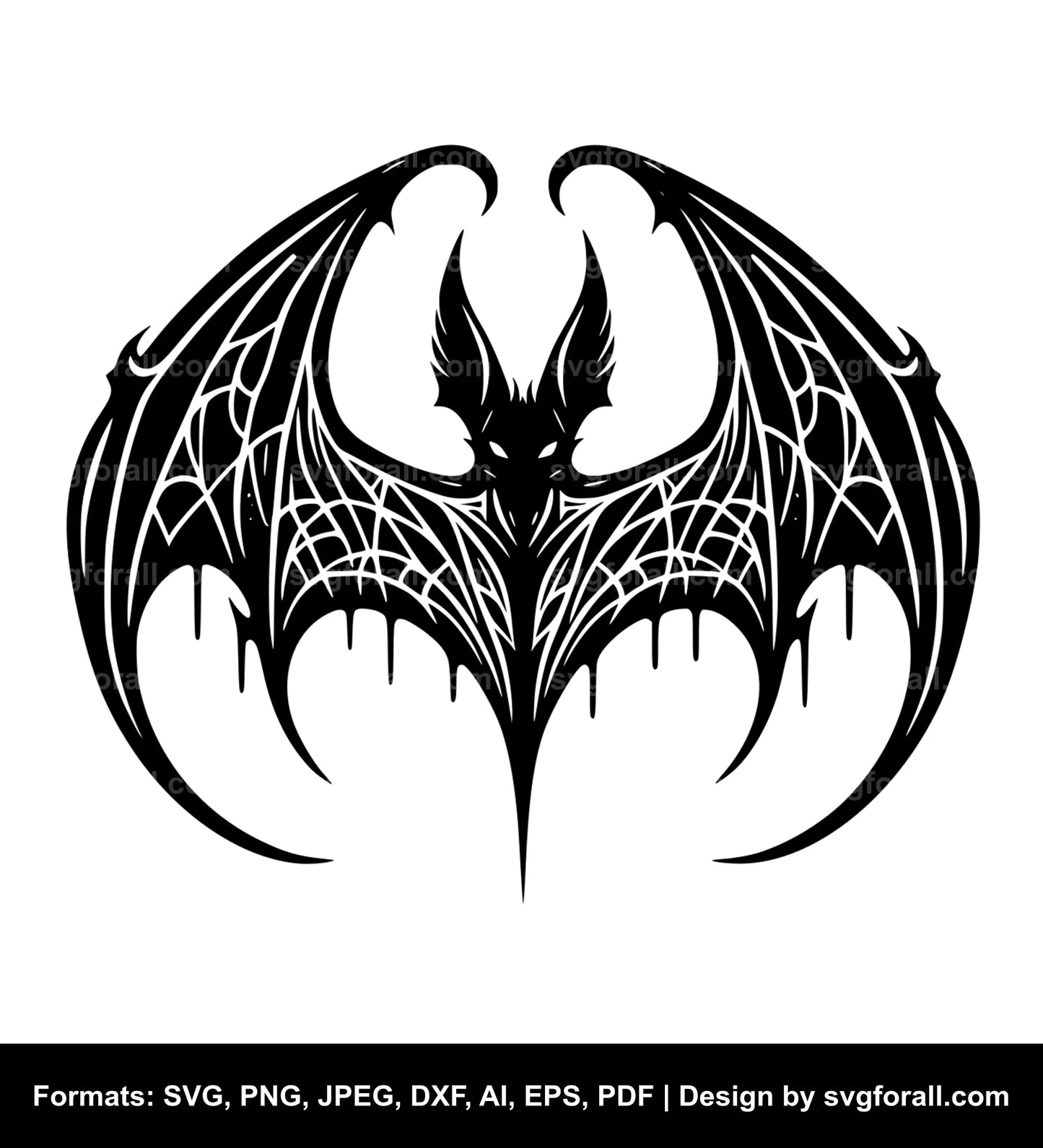 Halloween Bat SVG Design