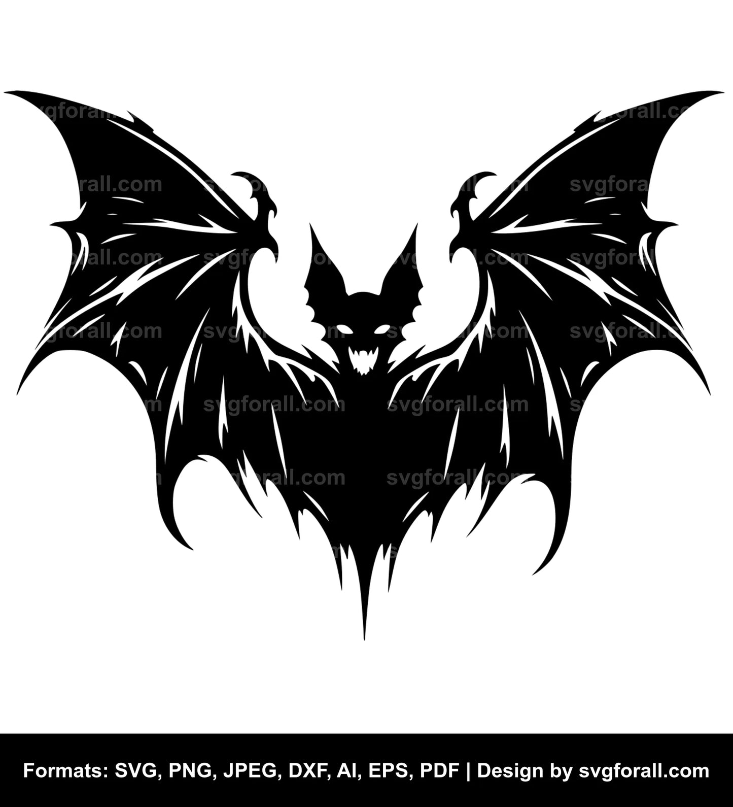 Halloween Bat SVG Vector