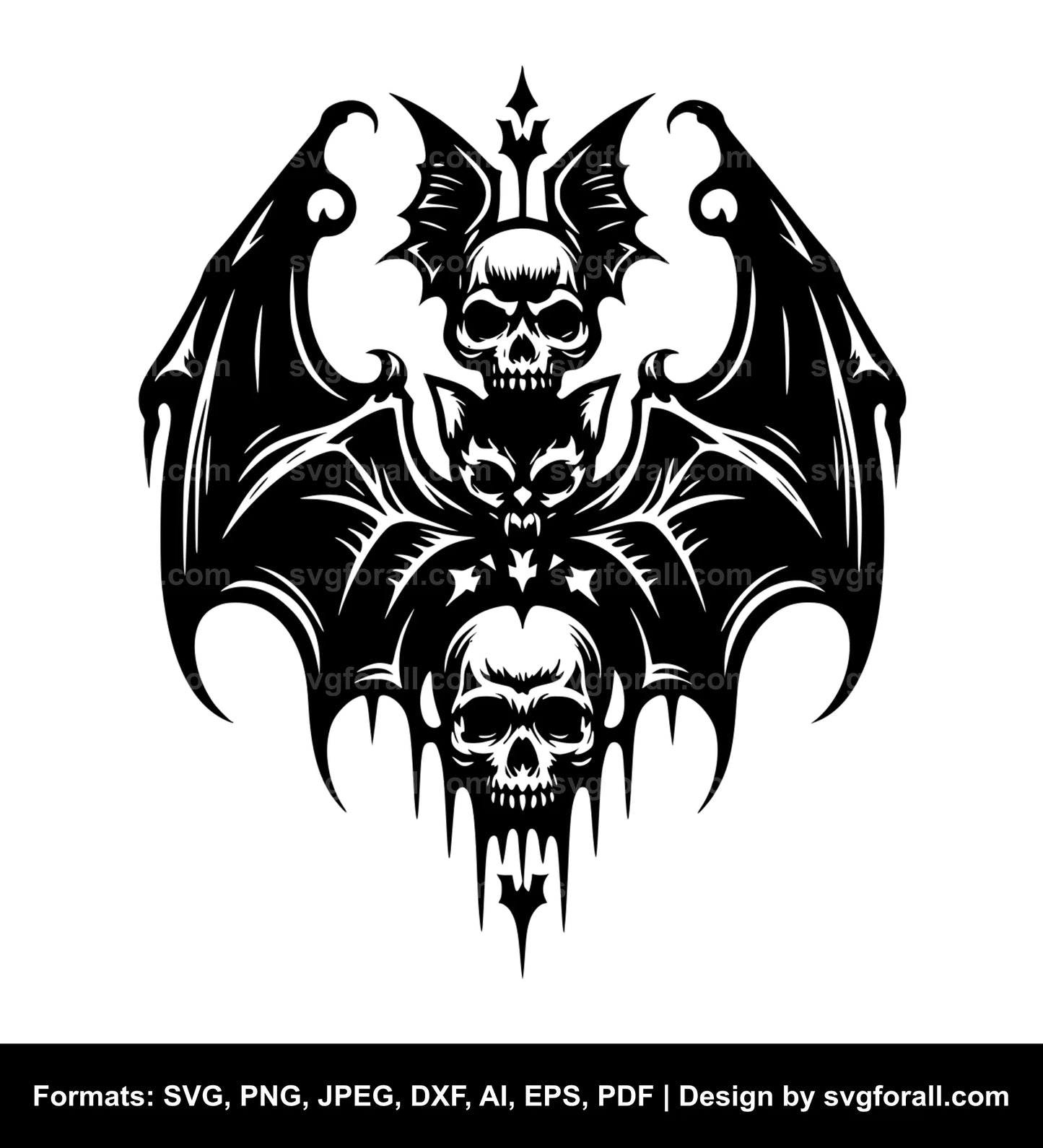 Halloween Bat Vector SVG