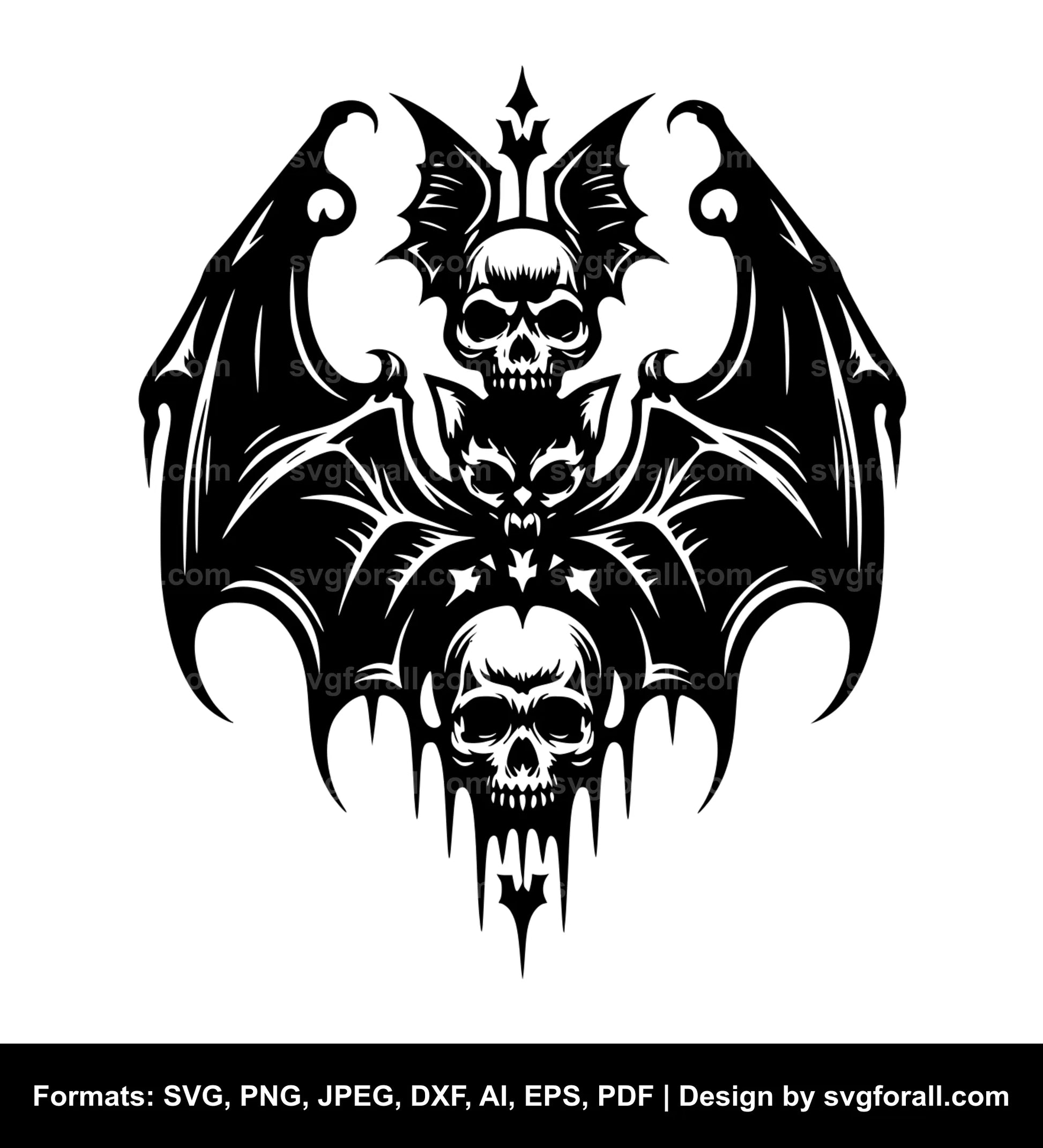 Halloween Bat Vector SVG