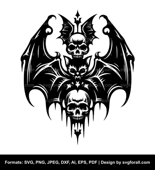 Halloween Bat Vector SVG