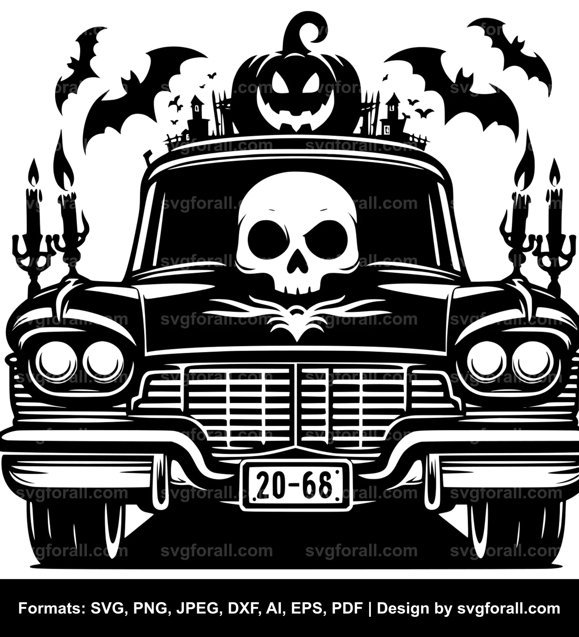 Halloween Car SVG