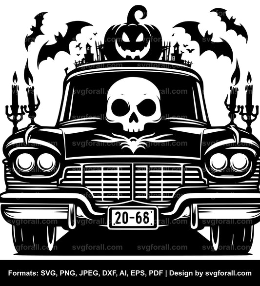 Halloween Car SVG