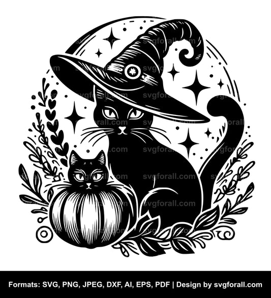 Halloween Cat For Cricut SVG Download