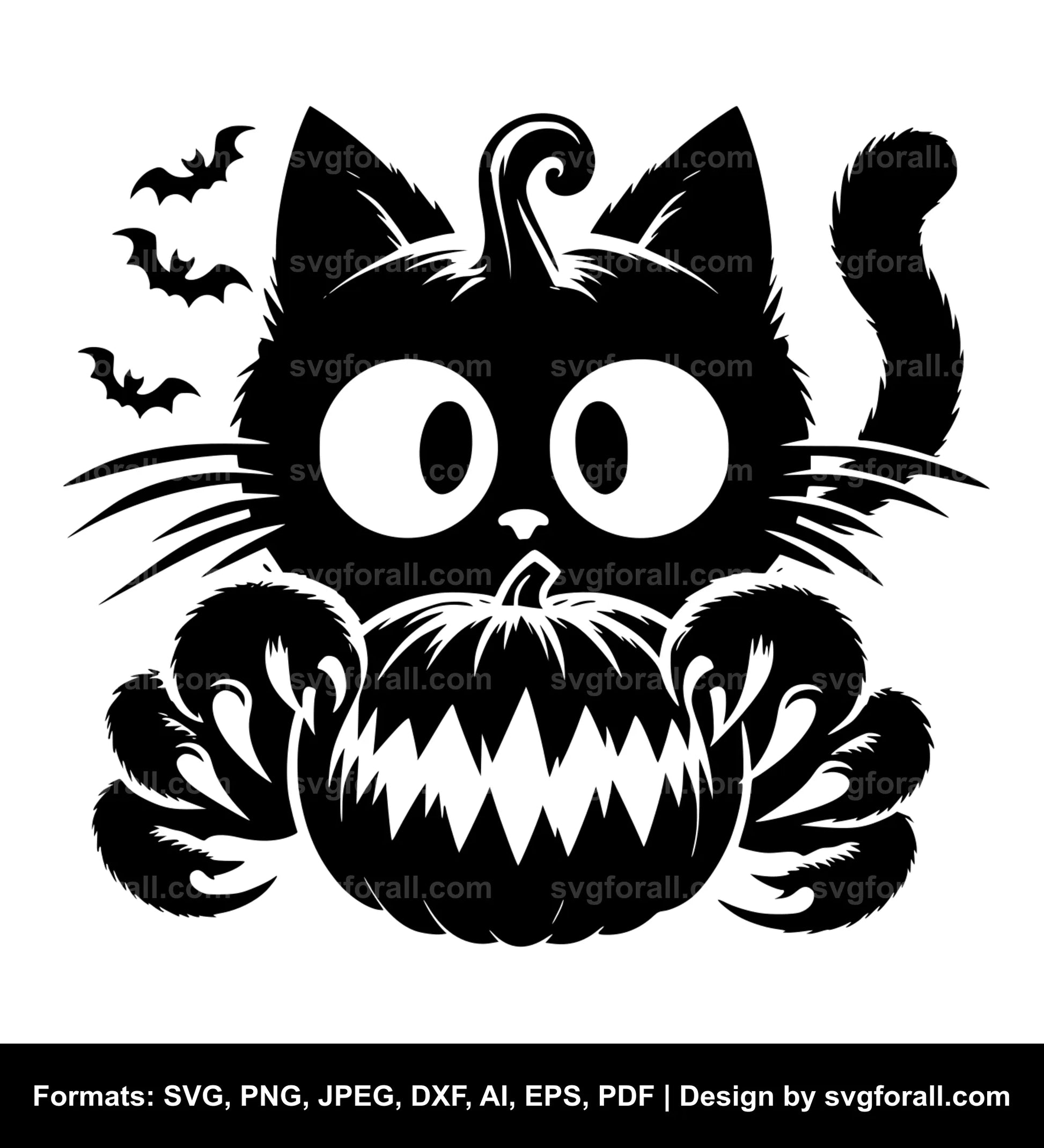 Halloween Cat SVG Cut File