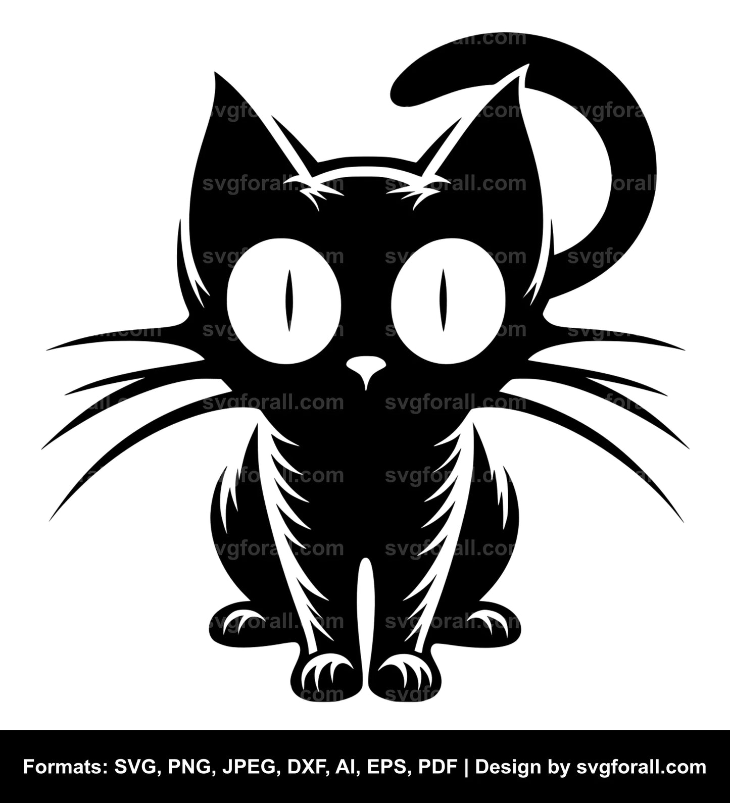 Halloween Cat SVG Cut Files