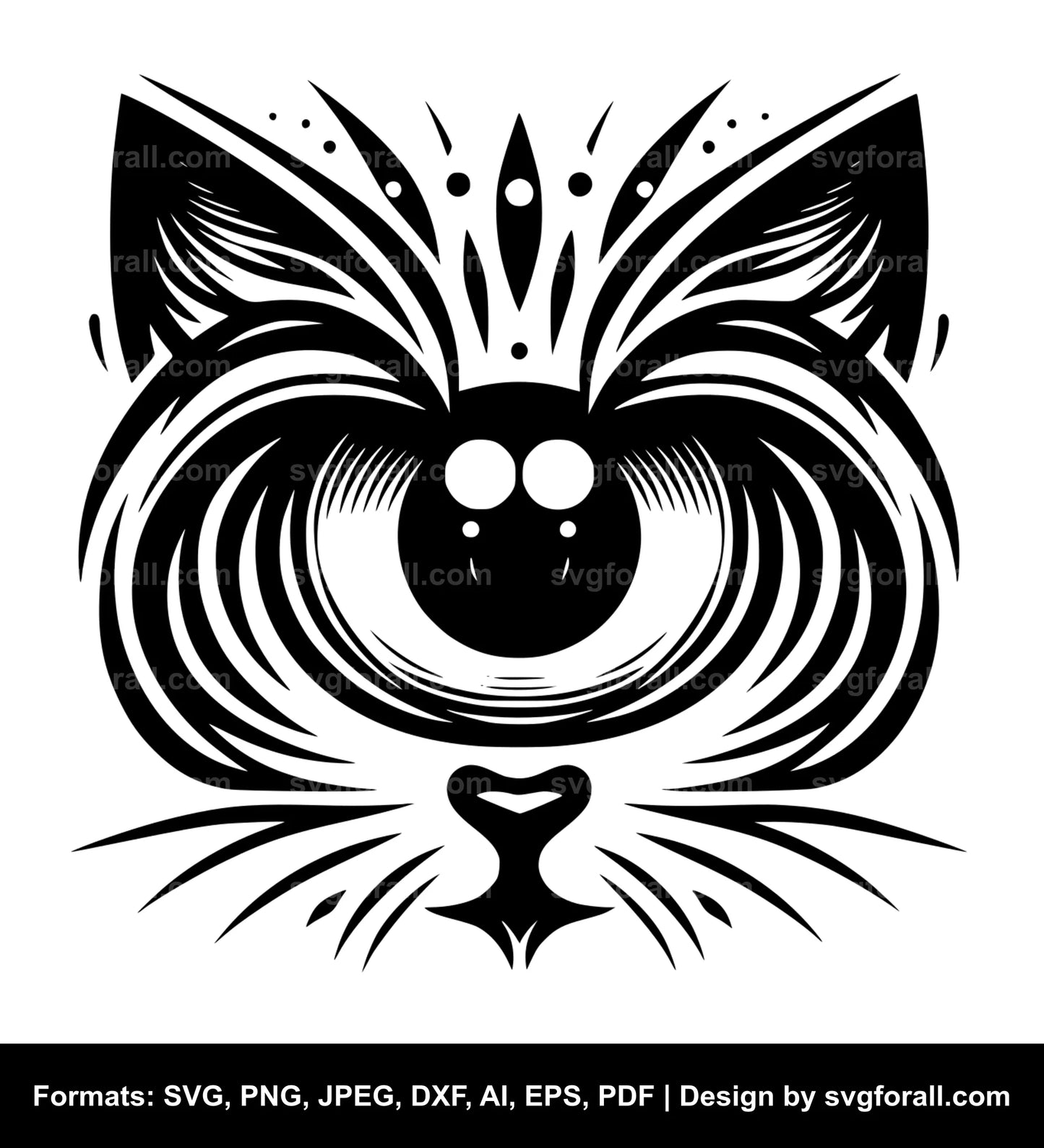 Halloween Cat SVG Design