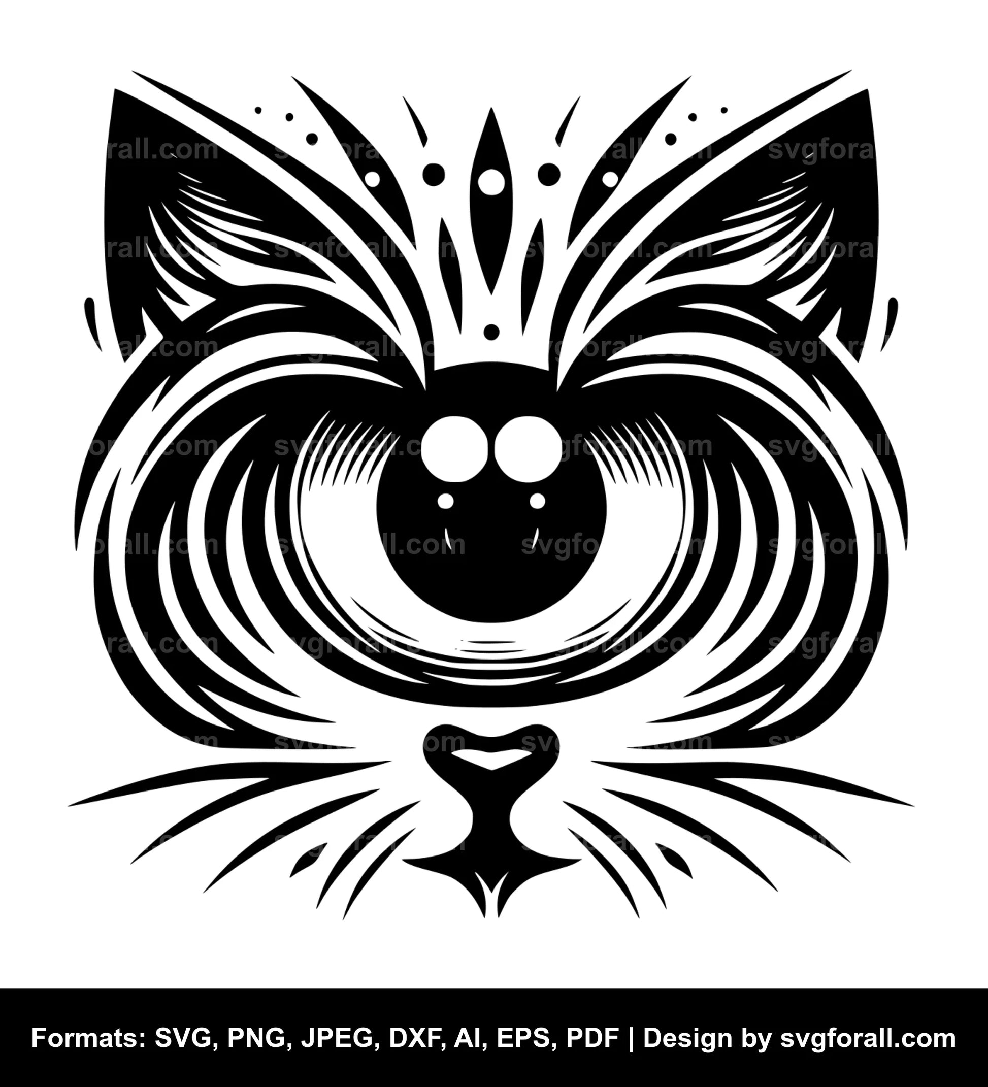 Halloween Cat SVG Design