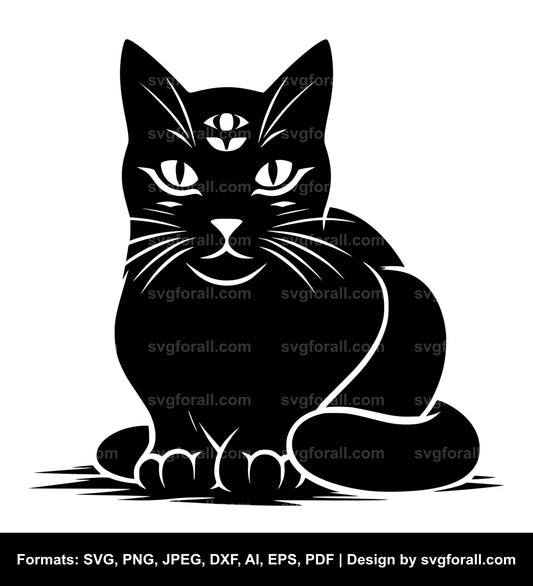 Halloween Cat SVG For Cricut