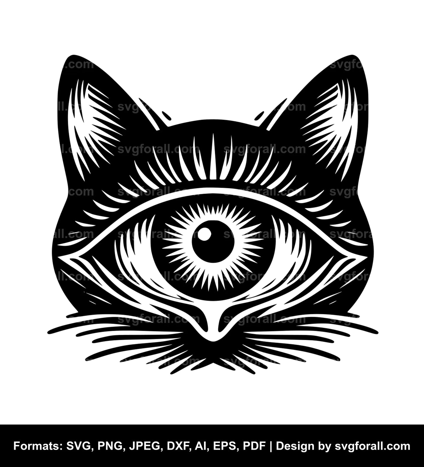 Halloween Cat SVG Vector File