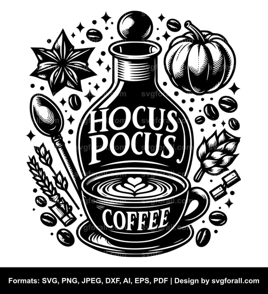 Halloween Coffee SVG Design