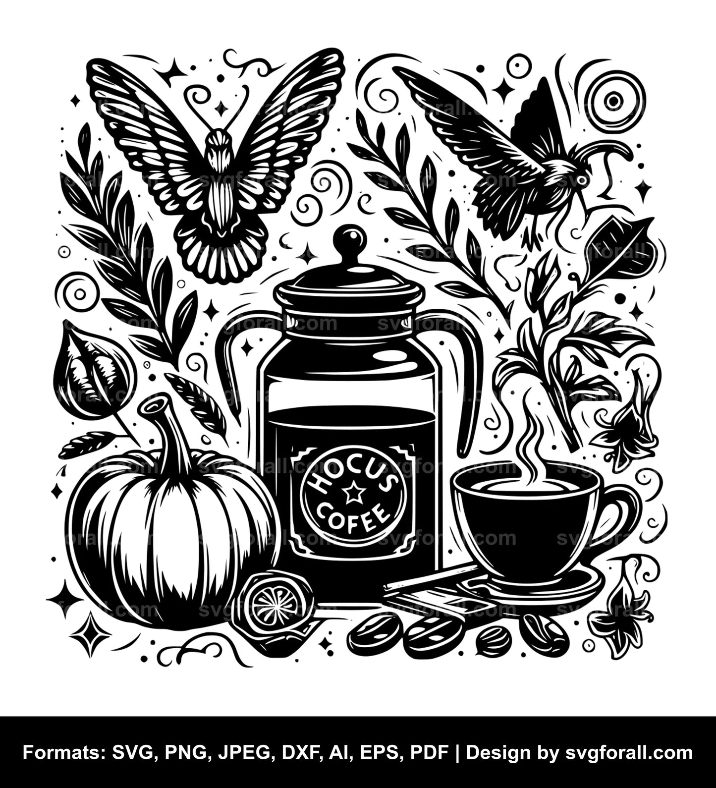 Halloween Coffee SVG File