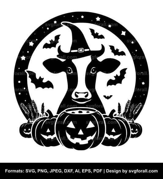 Halloween Cow Cricut SVG