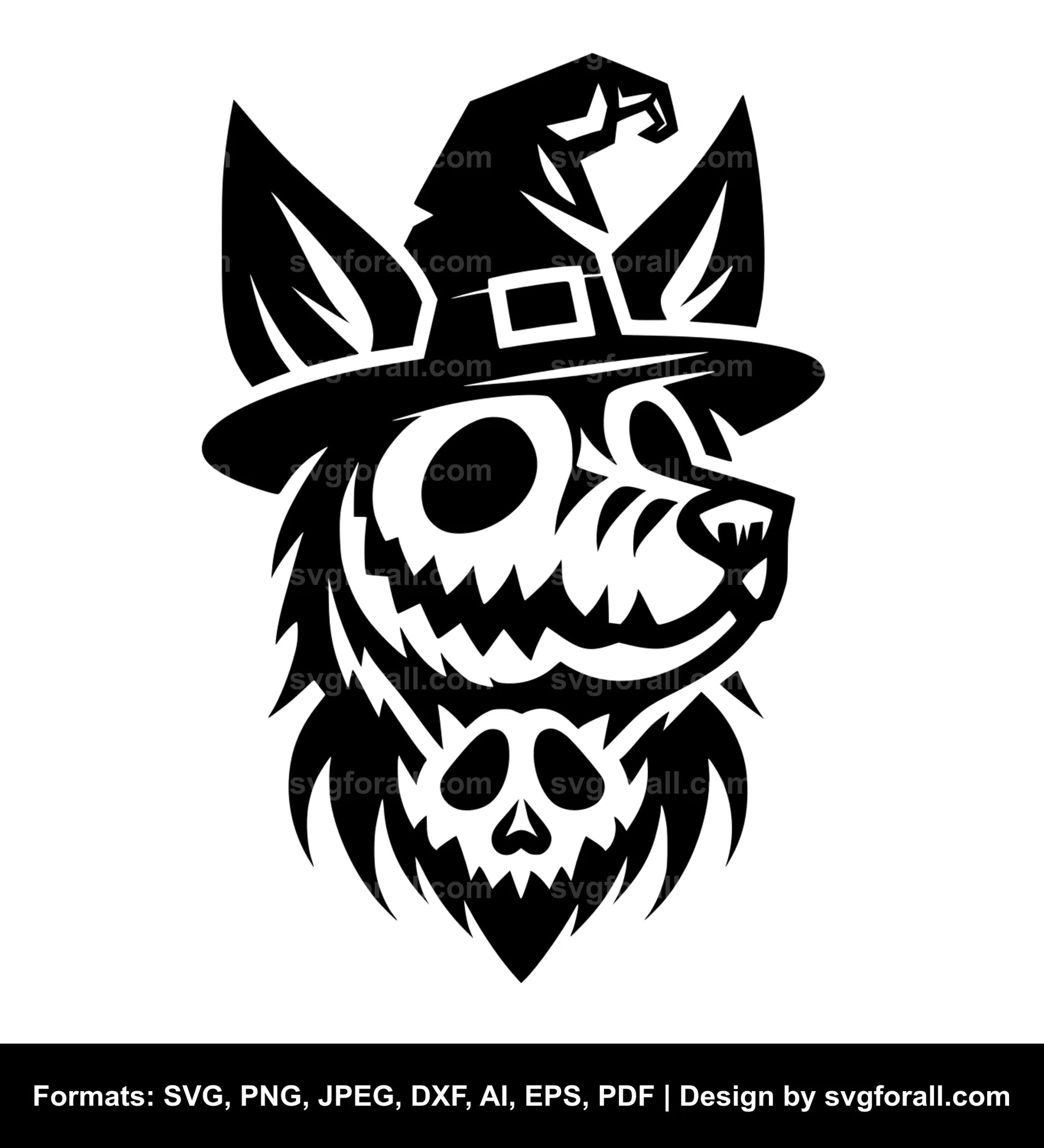 Halloween Dog SVG Design